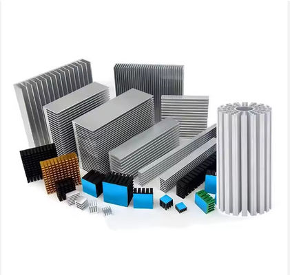 Radiation Fin Aluminium Enclosure Heatsink Untuk High Power LED IC Chip Cooler Radiator