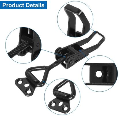 Heavy Duty Carbon Steel Stamping Latch Spring-loaded Clamp Lapisan Nikel Seng yang tahan lama