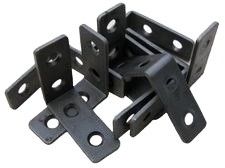 Grosir Custom Single Wall Bracket Bentuk L Stainless Steel Sudut Brackets Kayu Furnitur Konektor Metal Stamp